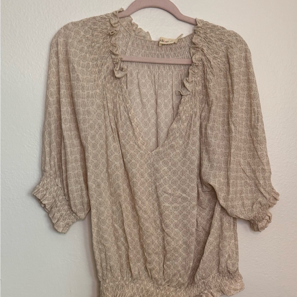 Cream blouse